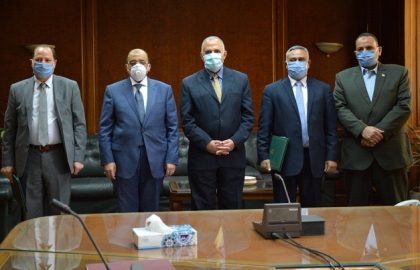 بروتوكول تعاون بين الوزارة و التنمية المحلية لحماية شبكة الترع