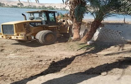 الوزارة تواصل ضرباتها المتلاحقه لجرائم التعدي علي مجري نهر النيل ومنافعه