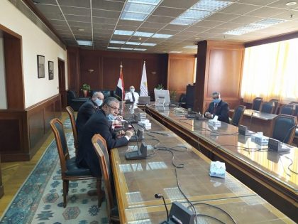 د/ عبد العاطى يفتتح المرحلة الثانية من سحارة سرابيوم بالفيديو كونفراس
