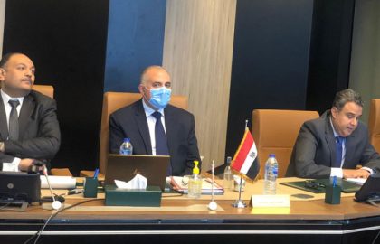 إجتماعه الثنائي من أجل إستعراض الموقف المصري إزاء ملء وتشغيل سد النهضة الإثيوبي