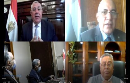 عبد العاطي والقصير يناقشان موقف المشروعات المشتركة بين الوزارتين