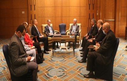 د/ عبد العاطى يبحث مع وزير المياه الاردني تعزيز التعاون فى مجال المياه