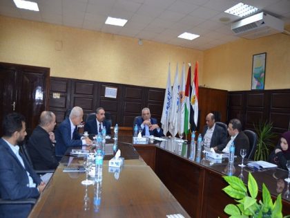 وزير المياه الفلسطيني في ضيافة المركز الإقليمى للتدريب التابع لوزارة الموارد المائية والرى