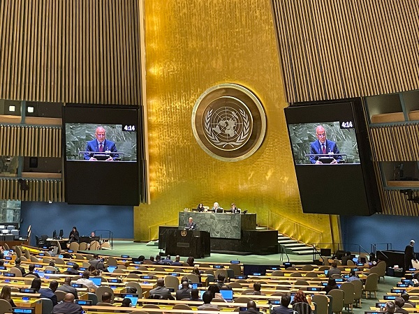 د/سويلم يلقى بيان مصر أمام الجلسة العامة لمؤتمر الأمم المتحدة للمياه  ٢٠٢٣