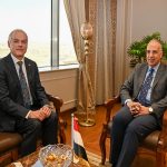 الدكتور سويلم يبحث مع السفير الأسترالي بمصر سبل تعزيز التعاون بين مصر واستراليا في مجال الموارد المائية