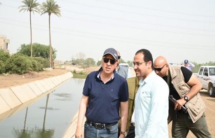 د/سويلم يتفقد أعمال تطهير الترع والمصارف وحالة الكبارى